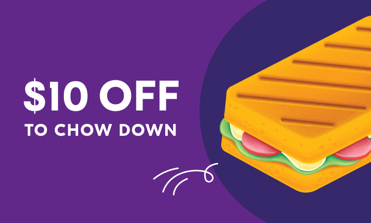 10 off all for you Grubhub